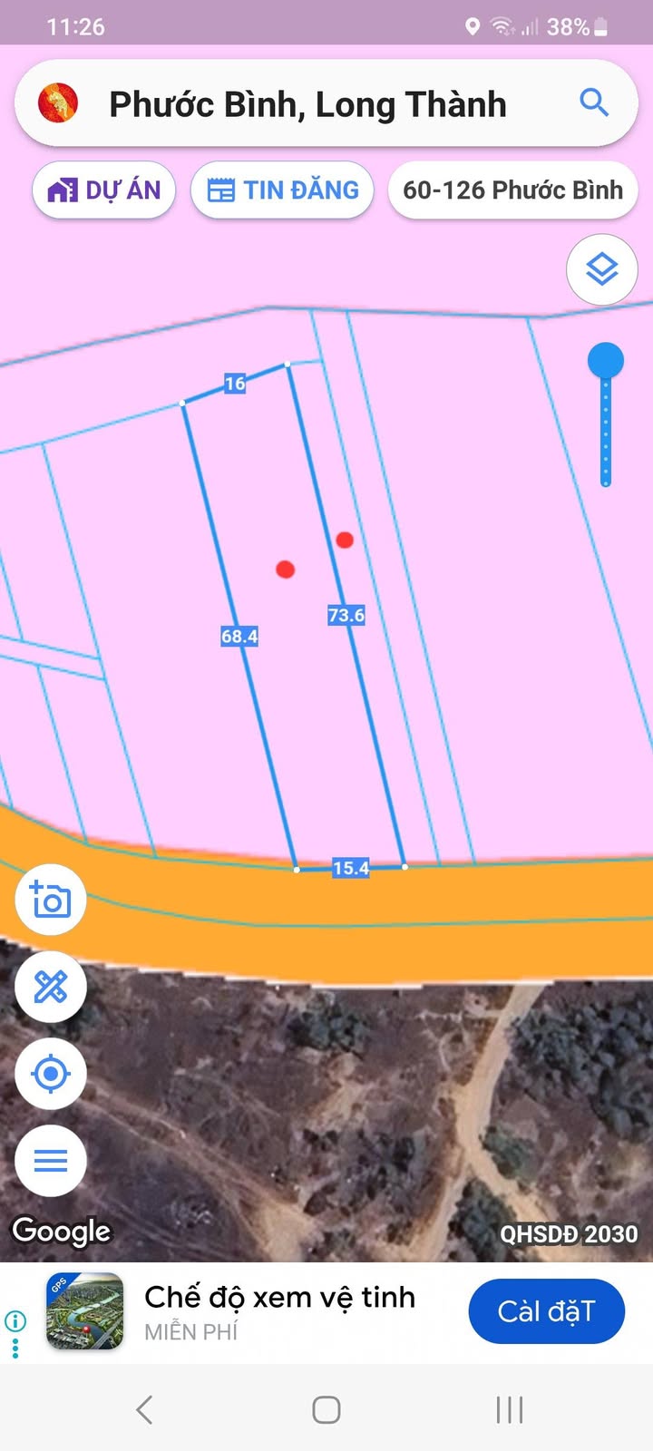 Đất nền Phước Bình Long Thành 1560m² giá 10.8 tỷ - Đầu tư sinh lời ngay!