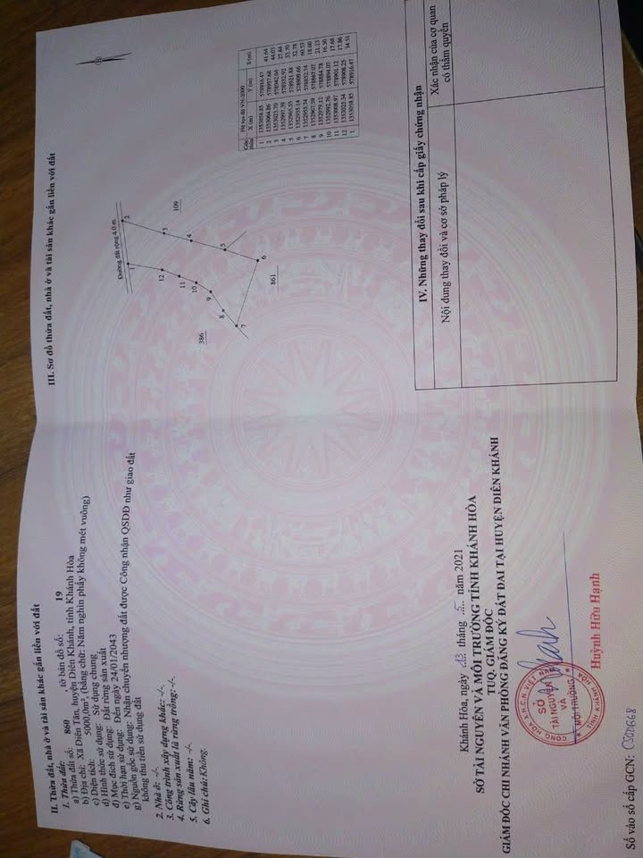 Đất Cây Lâu Năm Diên Tân 5000m² giá 1.8 tỷ - Tiềm năng phát triển lớn!