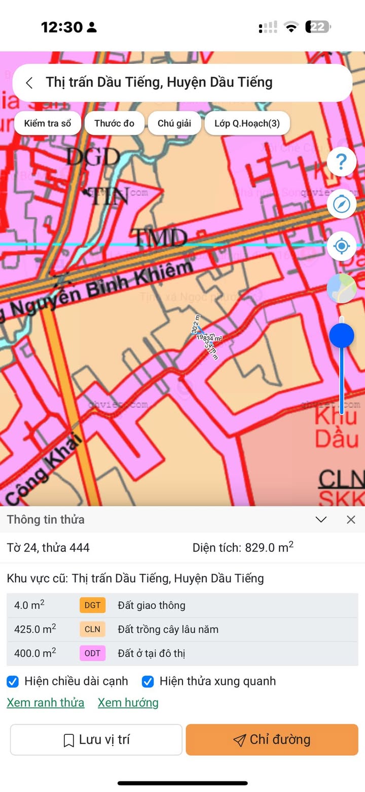Đất thổ cư 700m² tại Dầu Tiếng - Giá 1.55 tỷ, vị trí đắc địa!