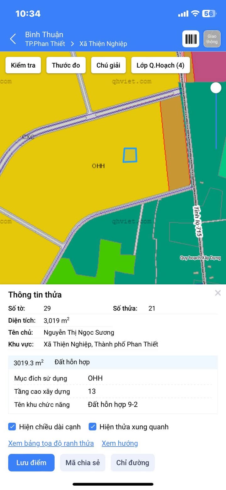 Đất lô 2 mặt tiền Thiện Nghiệp, Phan Thiết 3000m² giá 4.2 tỷ - Đầu tư sinh lời ngay!