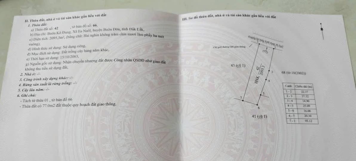 Đất nông nghiệp 2 xào tại xã Ea Nuôl, giá 790 triệu - Cơ hội đầu tư tuyệt vời!