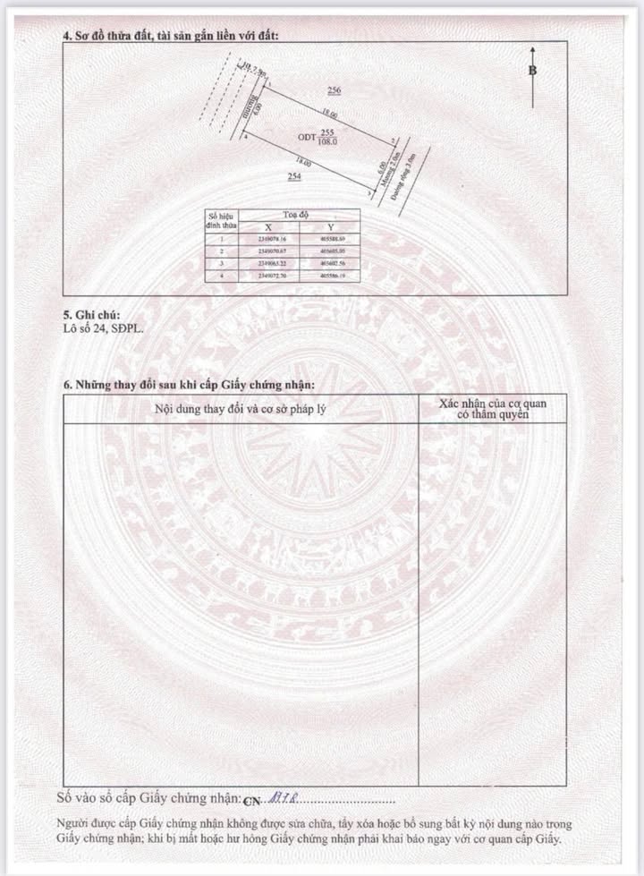 Đất nền TDP Đình Cả, Quảng Minh 108m² giá 4 tỷ - Sổ hồng chính chủ, tiện ích đầy đủ!