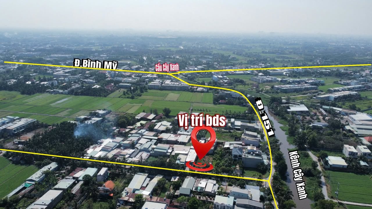 Đất nền 171m² đường 151, xã Bình Mỹ, Củ Chi - Sổ hồng riêng, xây dựng tự do!
