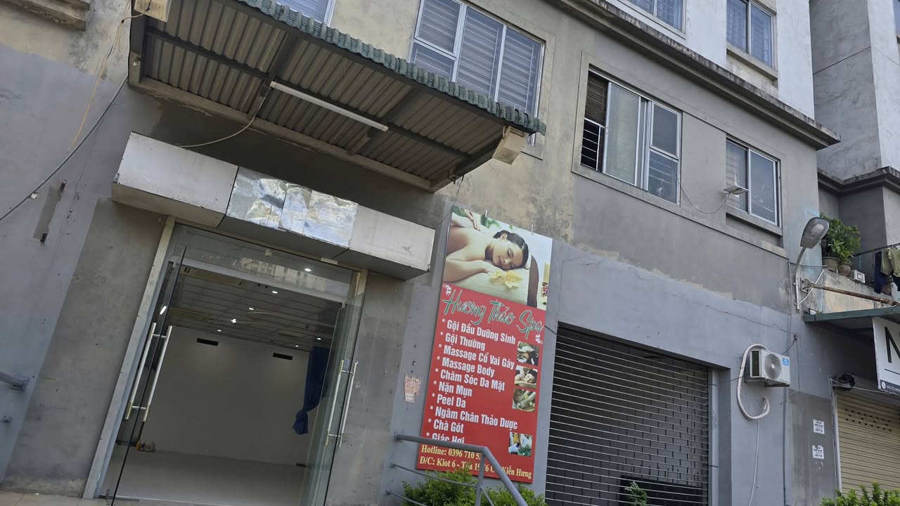 Kiot cho thuê Toà 19T6, Kiến Hưng, Hà Đông 95m² - Căn góc 2 mặt tiền, full nội thất mới