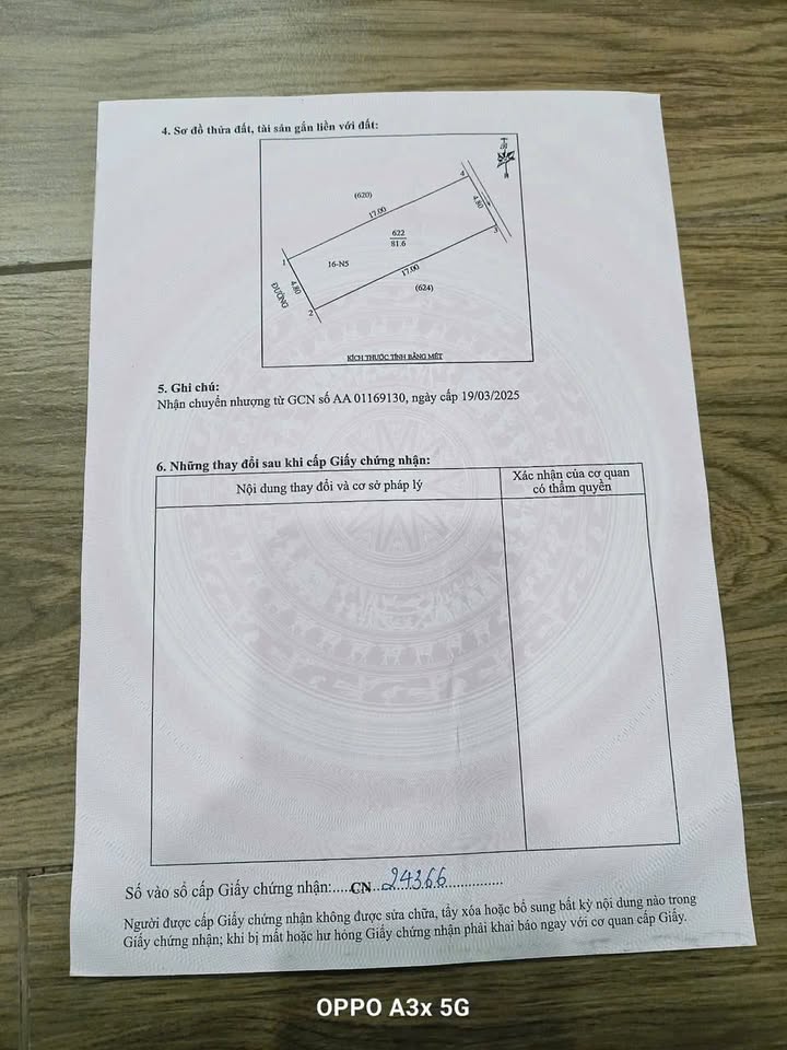 Đất Tái Định Cư Khối 5 Nghi Phú - Vinh 81.6m² giá 3 tỷ - Đầu tư sinh lời ngay!
