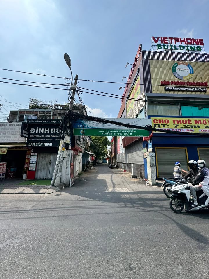 Nhà phố hẻm rộng 8m tại Lê Quang Định, Bình Thạnh 91.2m² giá 13.8 tỷ - Vị trí đắc địa gần ngã tư!