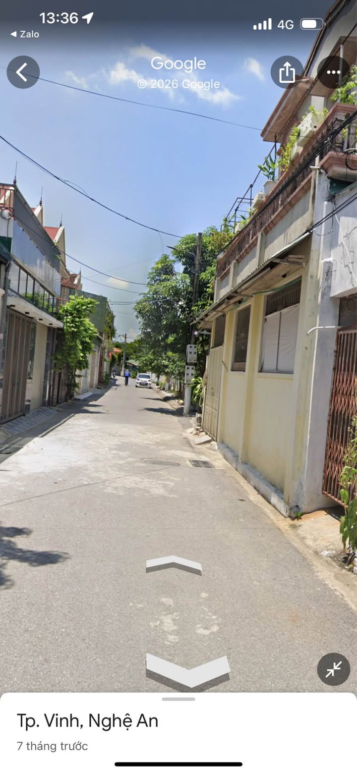 Nhà bán đường Phùng Chí Kiên, Vinh 63m² giá 3 tỷ - Đường thông ô tô tránh nhau!