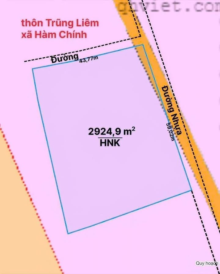 Đất thổ cư Hàm Chính 10.800m² giá 550 triệu - Cơ hội đầu tư tuyệt vời!