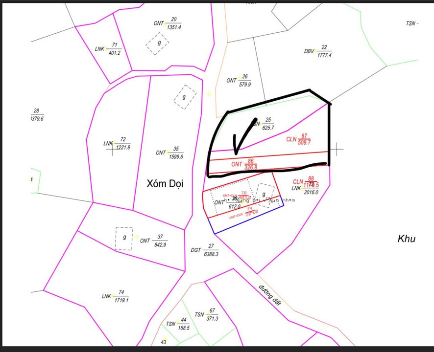 Đất nền Nhân Mỹ - Tân Lạc 1450m² giá chỉ 478 triệu - Cơ hội đầu tư sinh lời!