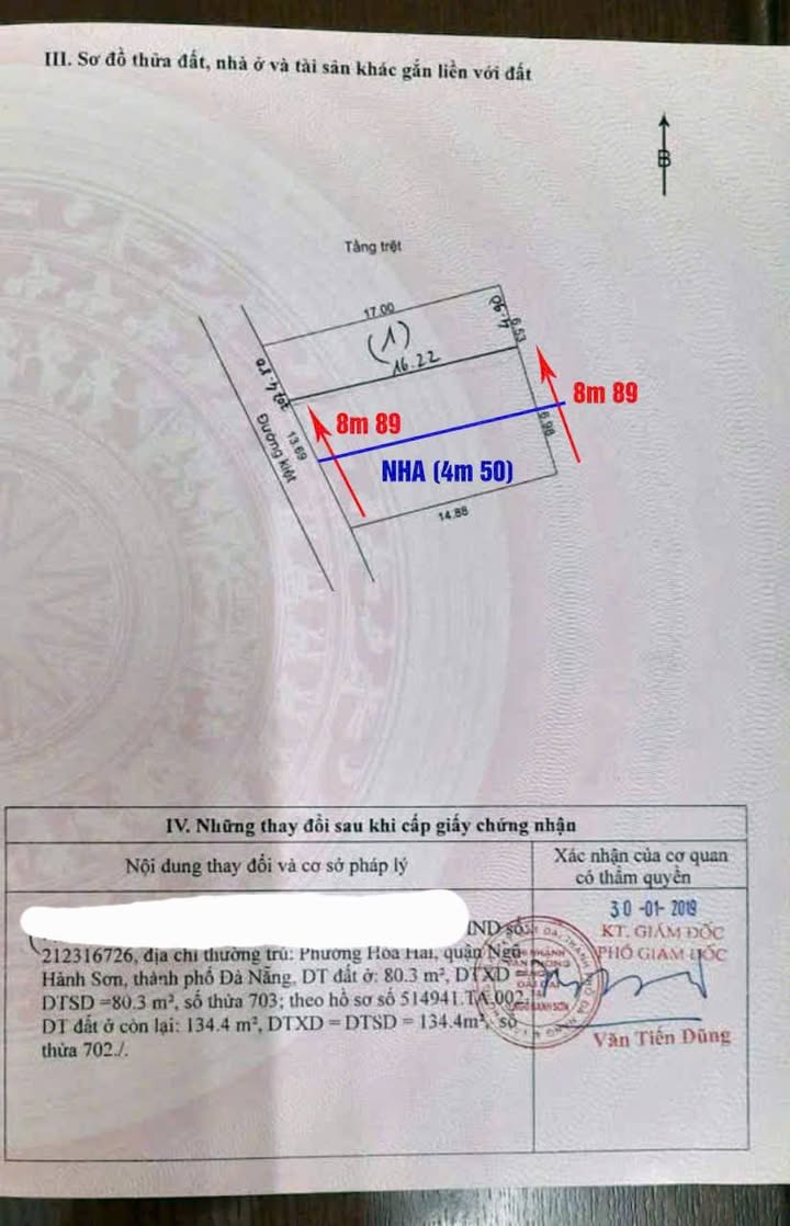 Nhà 2 Tầng Đường Trần Duy Trinh, Hòa Hải 68m² giá 5 tỷ - Đường Ô Tô Vào Tận Nhà