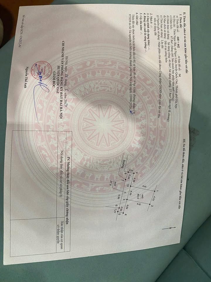 Đất nền Quốc Oai 40m² giá 2 tỷ - Tiềm năng đầu tư vượt trội!