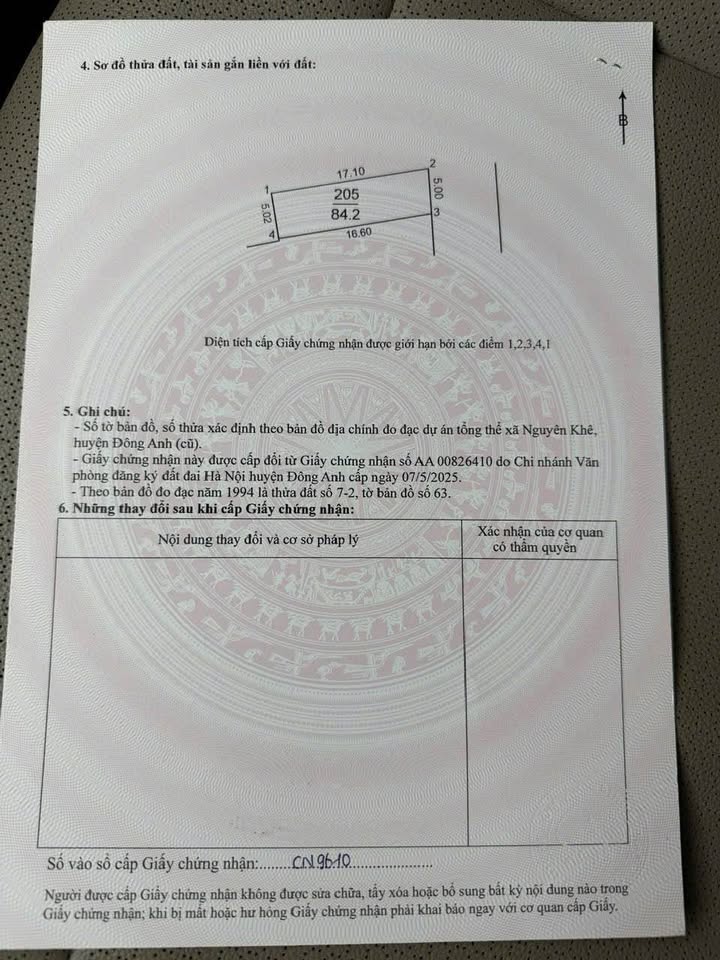 Đất nền Nguyên Khê Đông Anh 84m² giá chỉ 6 tỷ - Cơ hội đầu tư không thể bỏ lỡ!