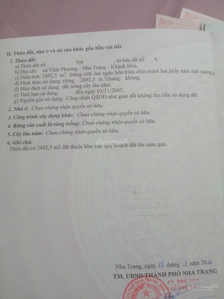 Đất nhà vườn - Vĩnh Phương, Nha Trang 2100m² giá 7 tỷ - Tiềm năng sinh thái cao!