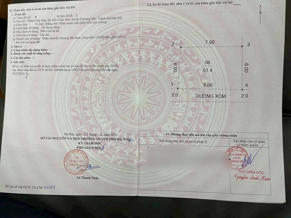 Đất nền 51m² tại Chúc Sơn, Chương Mỹ - Giá chỉ 3 tỷ, đầu tư tiềm năng!