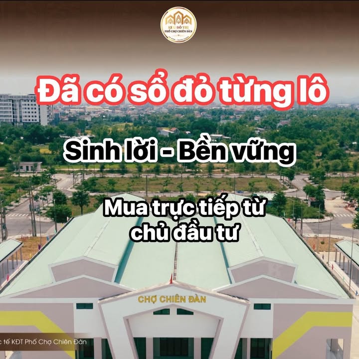 Đất nền khu phố chợ Chiên Đàn Phú Ninh 120m² giá 1.79 tỷ - Đầu tư sinh lời hấp dẫn!