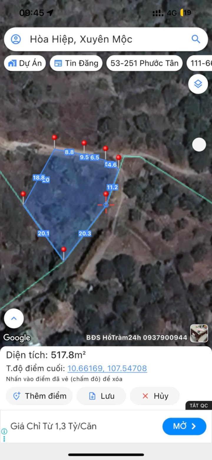 Đất nền Hòa Hiệp Xuyên Mộc 500m² giá 150 triệu - Cơ hội đầu tư tuyệt vời!