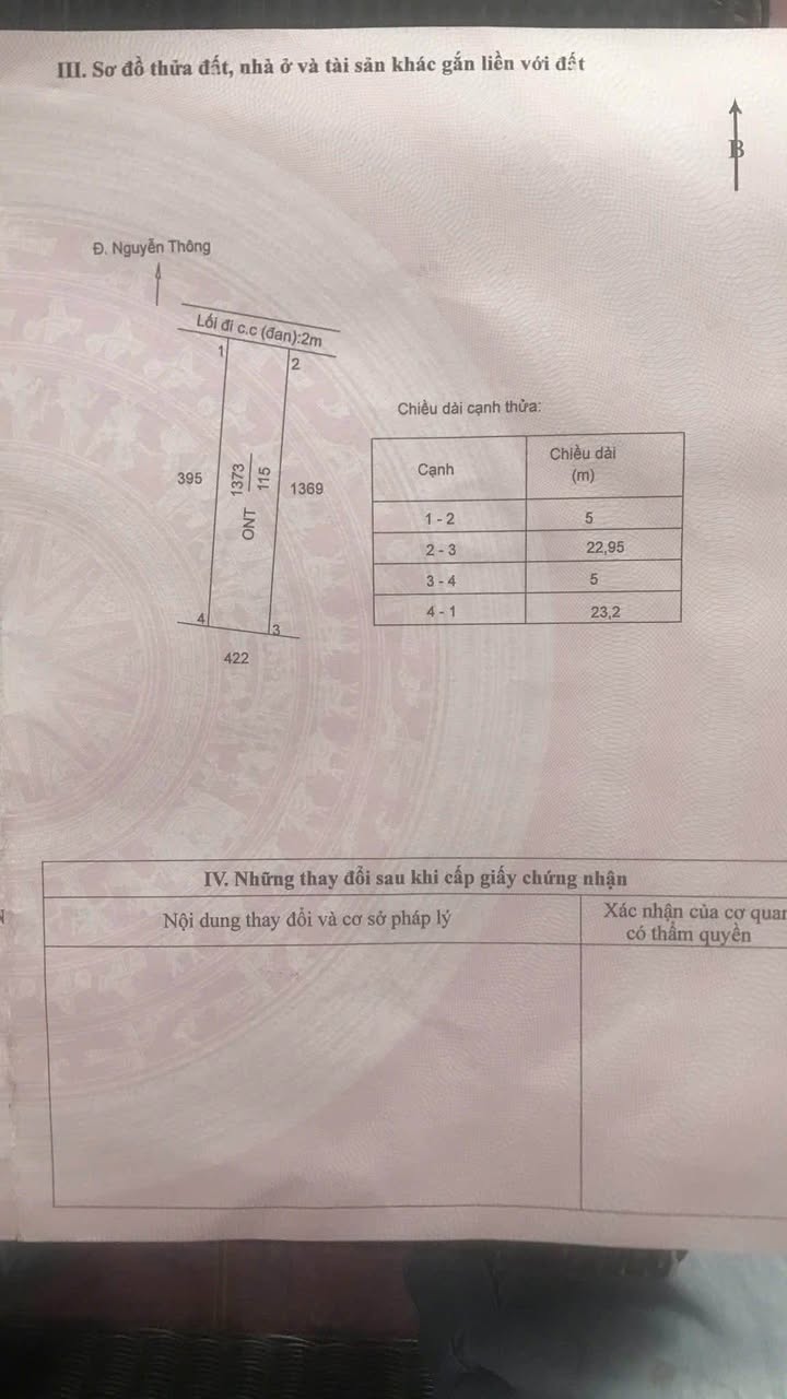 Đất thổ cư xã Bình Tâm, Tân An 115m² giá 700 triệu - Sổ hồng chính chủ!