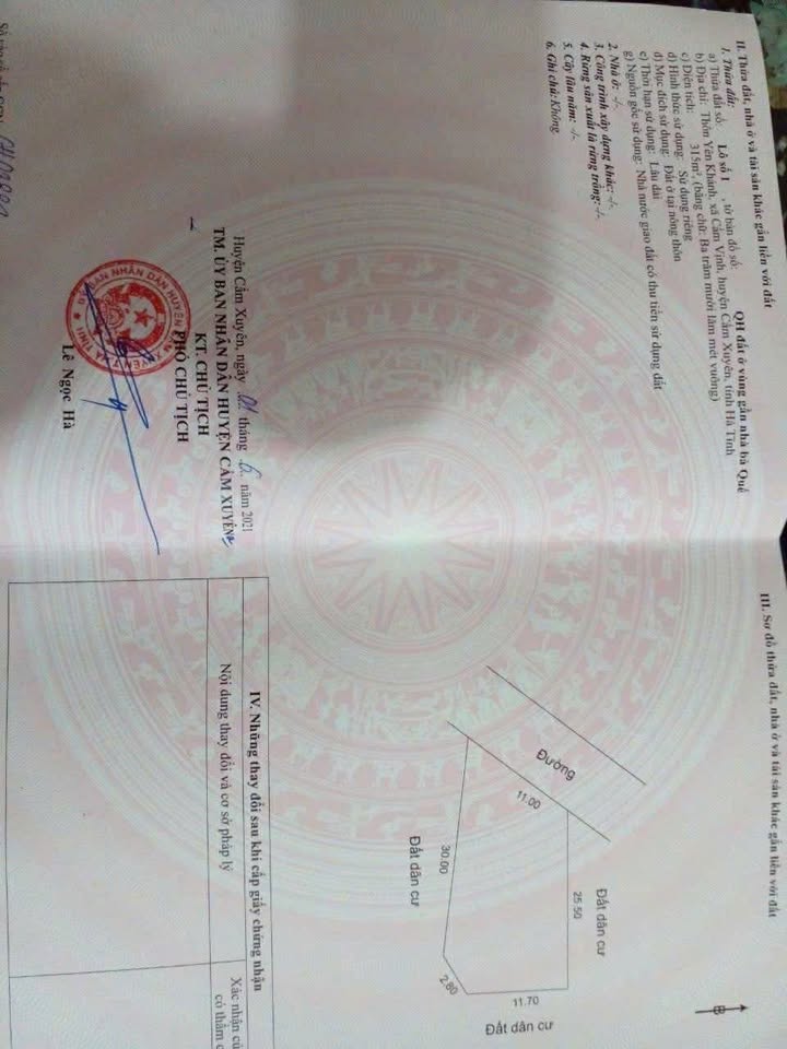 Đất Cẩm Vịnh 316m² giá 2 tỷ - Vị trí đắc địa gần trung tâm