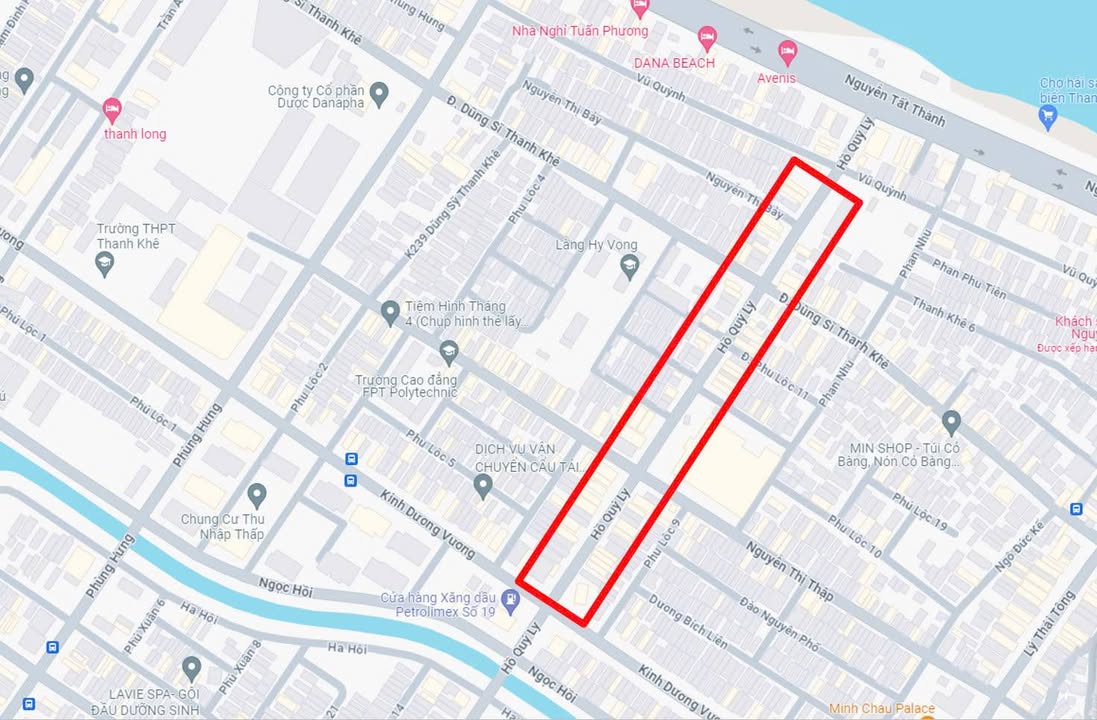 Đất nền đường Hồ Quý Ly, P. Thanh Khê, 110m² giá 7 tỷ - Kinh doanh tuyệt vời!