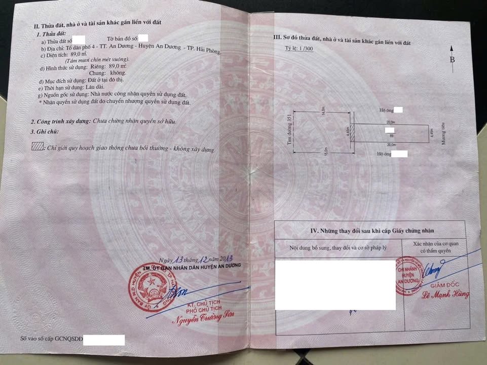 Đất mặt tiền đường 351 An Dương 89m² giá 8.5 tỷ - Cơ hội đầu tư vàng!