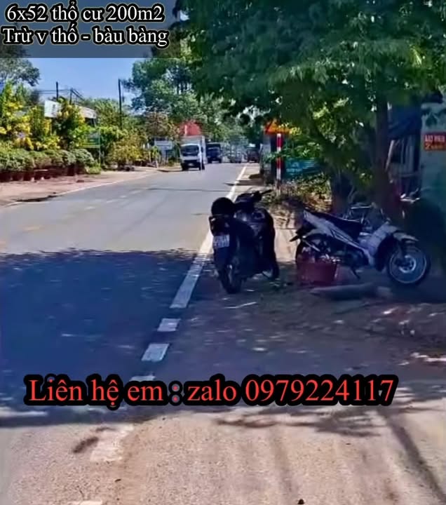 Đất thổ cư Bàu Bàng, Bình Dương 312m² giá 1.55 tỷ - Vị trí đẹp, đầu tư sinh lời!