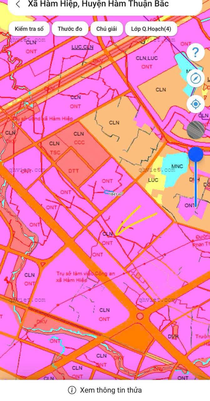 Đất 1.800m² tại Hàm Hiệp, Bình Thuận - Đầu tư sinh lời tuyệt vời!