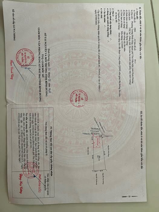 Đất nền Tương Bình Hiệp, Thủ Dầu Một 338m² giá 3.1 tỷ - Sổ đỏ chính chủ!