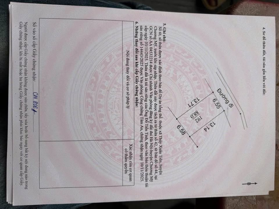 Đất nền Xuân Mai 88m² giá 2.55 tỷ - Sổ đỏ chính chủ, đầu tư sinh lời!