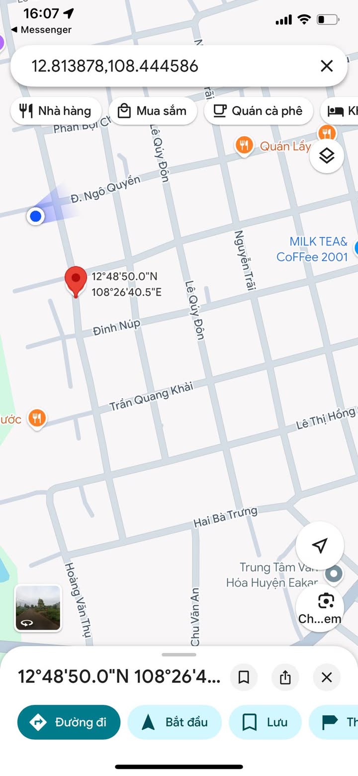 Đất nền mặt tiền đường Nguyễn Thị Minh Khai, Ea Kar, 168m² - Cơ hội đầu tư sinh lời!