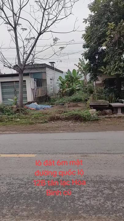 Đất nền mặt đường Quốc lộ 12B, Tân Lạc, Hòa Bình 168m² - Kinh doanh thuận lợi chỉ 1 tỷ!
