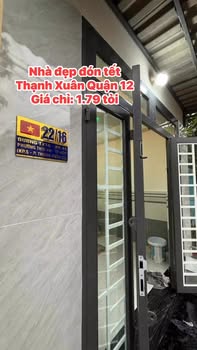 Nhà phố Thạnh Xuân 30m² giá 1.799 tỷ - Pháp lý đầy đủ, tiện ích xung quanh!