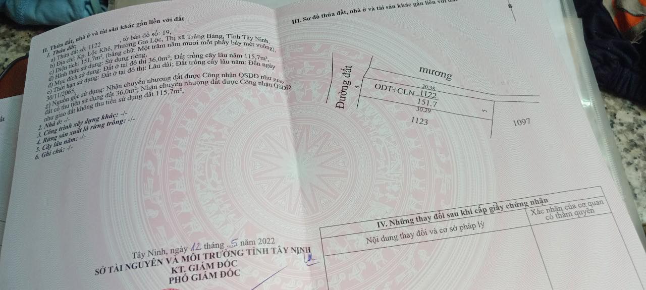 Đất nền 150m² tại Gia Lộc, Trảng Bàng - Đường thông xe tải thoải mái!