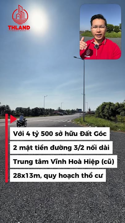 Đất góc 2 mặt tiền đường Ba Tháng Hai, 330m² giá 4.5 tỷ - Cơ hội đầu tư hấp dẫn!