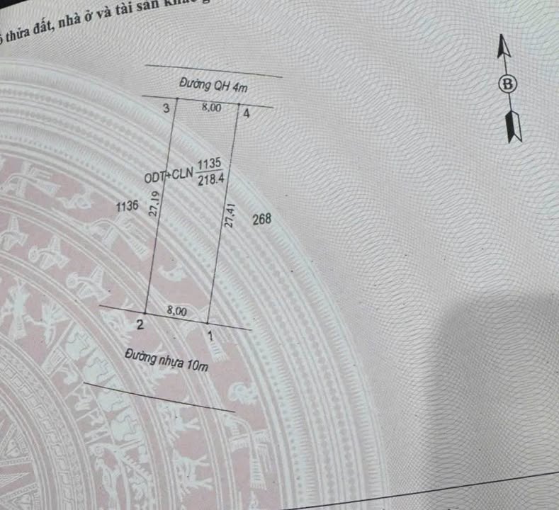 Đất nền Hiệp Bình Tây Ninh 216m² - Vị trí đẹp, gần khu dân cư