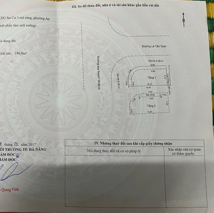 Đất nền 2 mặt tiền Chính Hữu & Lê Tấn Toán, 175m² - Cơ hội đầu tư hấp dẫn!