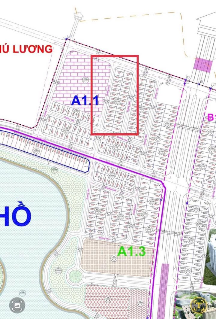 Biệt thự A1.1 Phú Lương 200m² - Vị trí đẹp nhất dự án, phong thuỷ tốt!