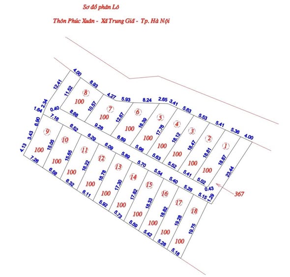 Đất thổ cư tại làng du lịch Phúc Xuân, xã Trung Giã, 100m² chỉ 950 triệu - Cơ hội vàng đầu tư!