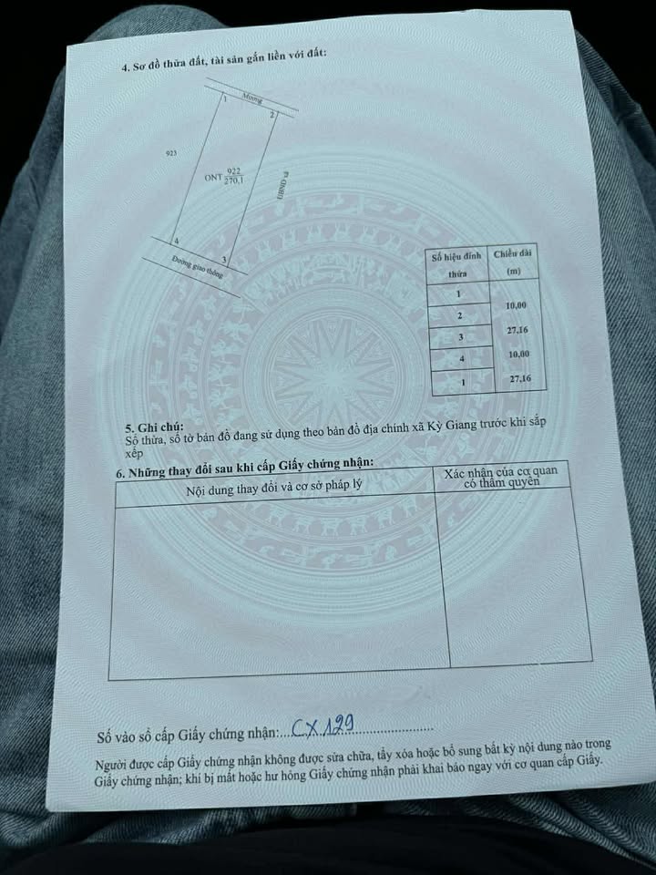 Đất đấu giá Quốc Lộ 1A Kỳ Anh 270m² giá 1.3 tỷ - Sổ đỏ chính chủ!