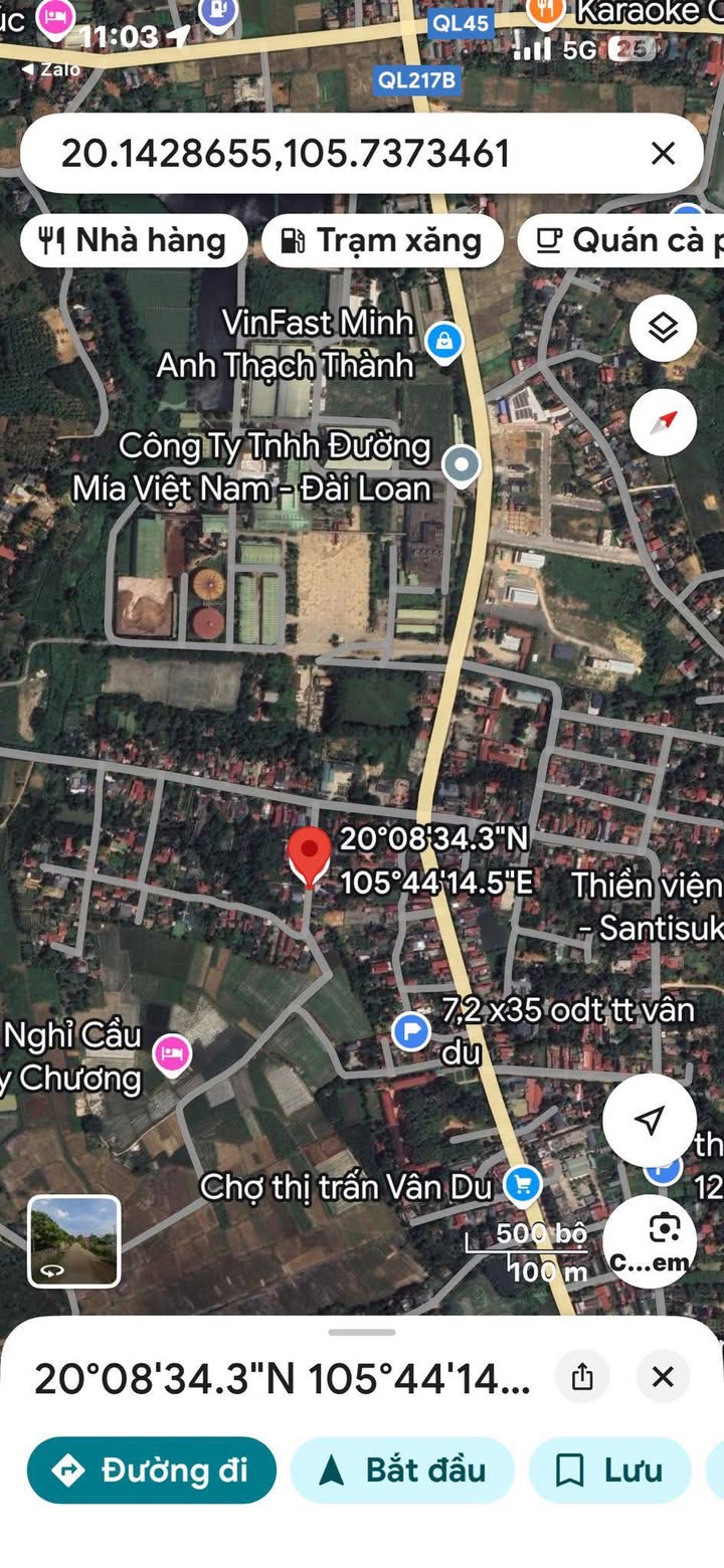 Đất thổ cư 102m² 2 mặt tiền tại trung tâm thị trấn Vân Du - Đầu tư sinh lời hấp dẫn!