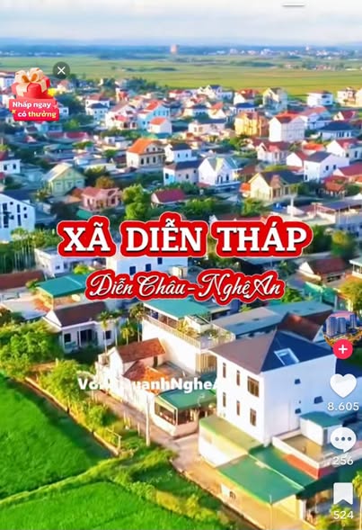 Đất nền xóm 5, xã Diễn Tháp, 181m² giá chỉ 2 tỷ - Cơ hội đầu tư hấp dẫn!