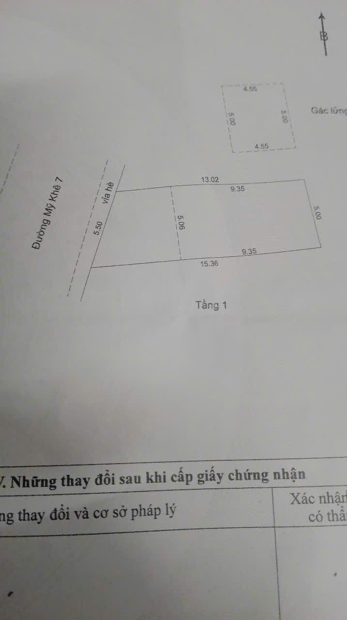 FrontHouse mặt tiền Mỹ Khê 7, Đà Nẵng 71m² - Giá tốt, chốt nhanh trong tuần!