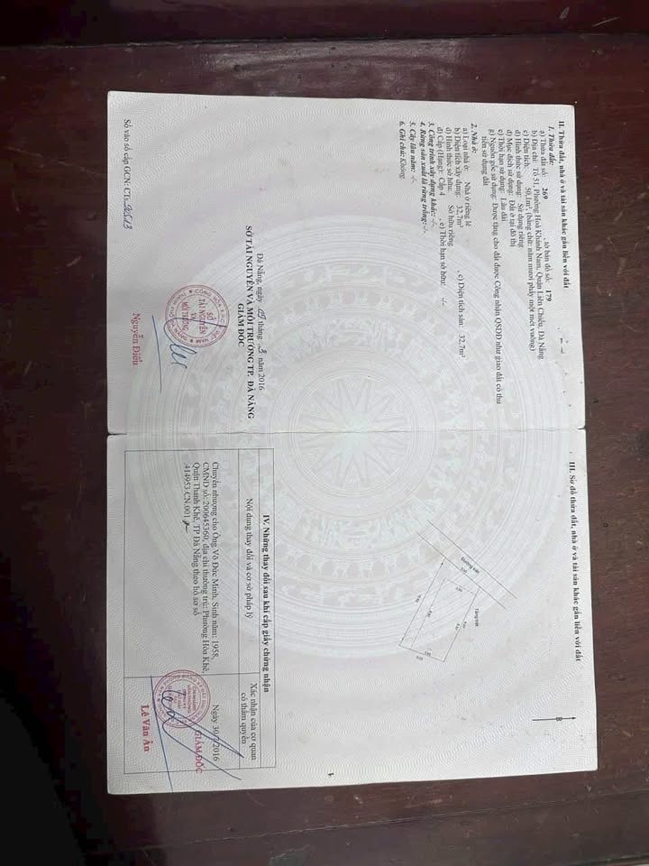 Đất nền Hòa Khánh Nam, Đà Nẵng 50m² giá 1.8 tỷ - Pháp lý rõ ràng, xây dựng tự do!