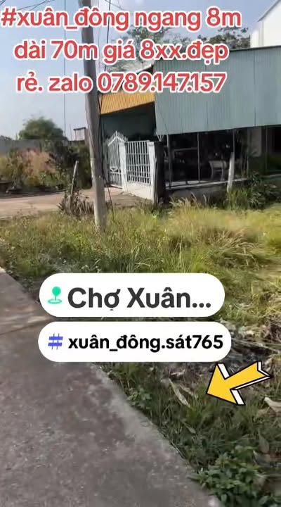 Lô đất chính chủ 520m² tại xã Xuân Tây, Cẩm Mỹ giá 800 triệu - Cơ hội đầu tư tuyệt vời!
