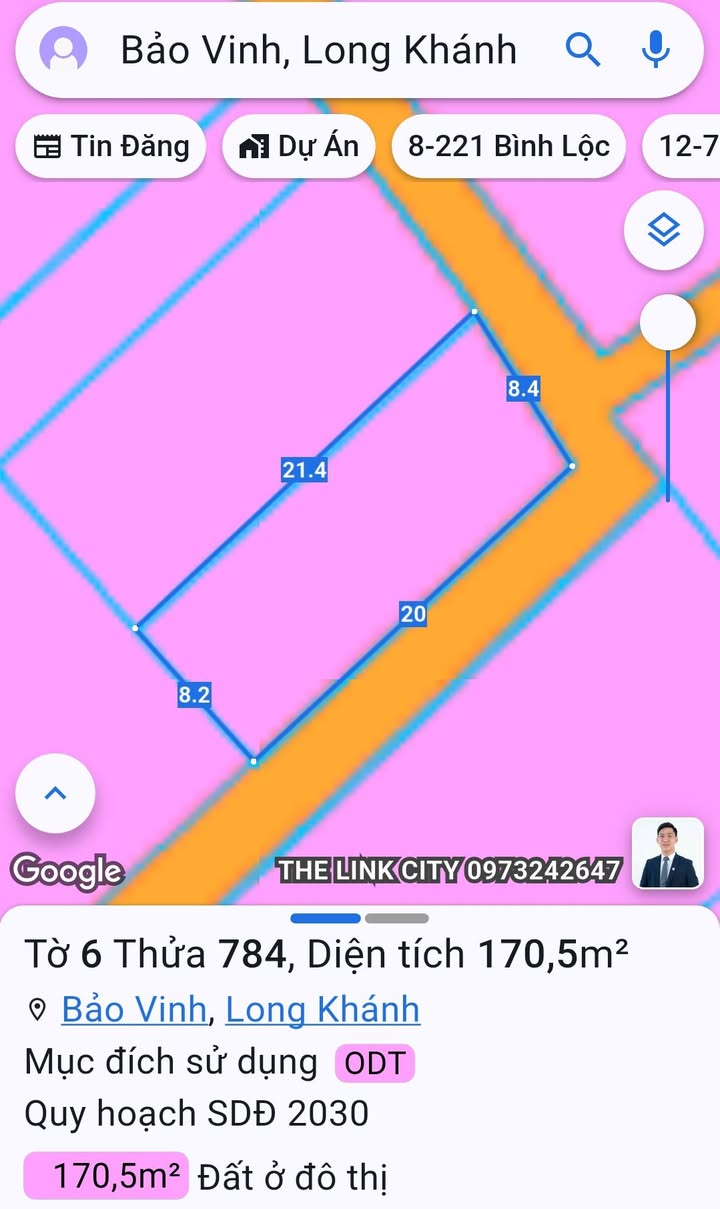 Đất Bảo Vinh Long Khánh 170m² giá 1.09 tỷ - Mặt tiền đẹp, thuận tiện đầu tư!