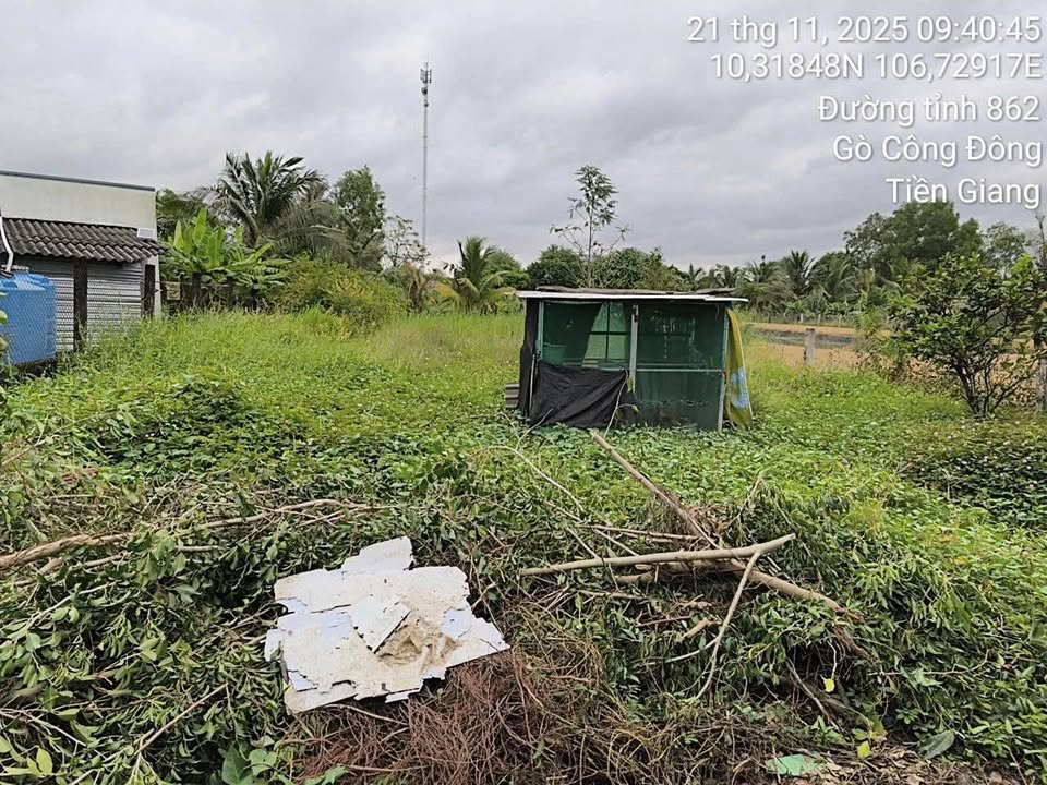 Đất nền Tăng Hòa, Gò Công Đông 1512m² - Mặt tiền tỉnh lộ 862, giá thỏa thuận hấp dẫn!