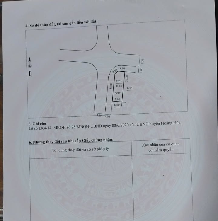 Đất nền 2 mặt tiền MB25 Hoằng Đức 118m² giá thỏa thuận - Cơ hội đầu tư hấp dẫn!