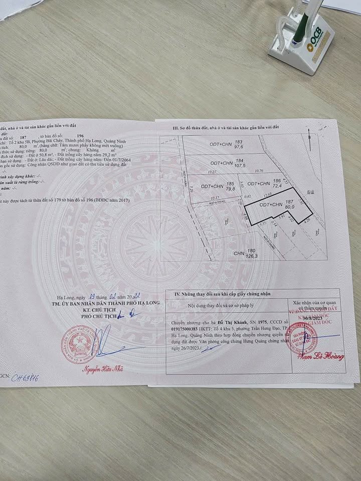 Đất nền Bãi Cháy Hạ Long 80m² giá 950 triệu - Cơ hội đầu tư tuyệt vời!