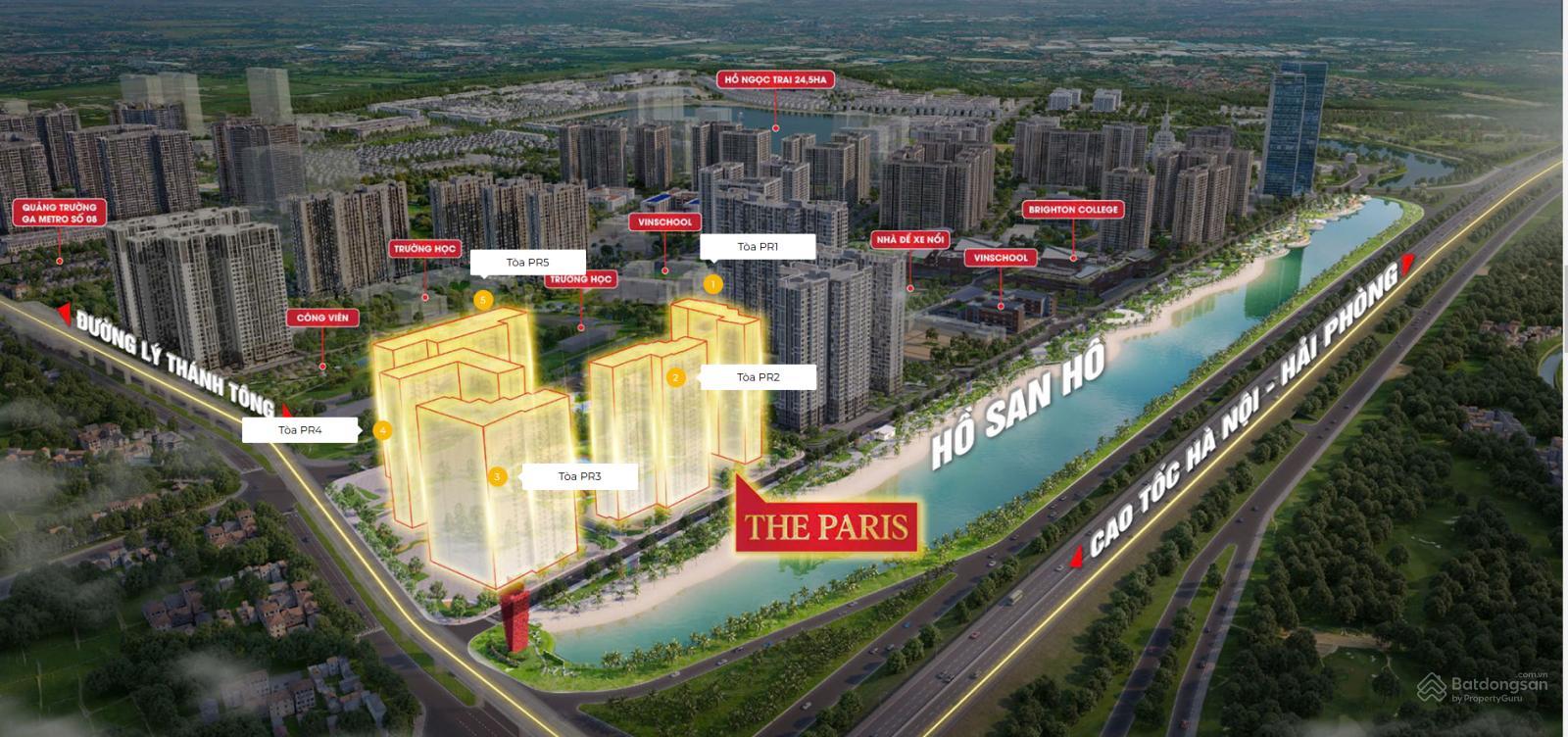 Shophouse góc mặt sảnh 75m² The Paris - Vinhomes Ocean Park - Dòng tiền 65 triệu/tháng chỉ 11.5 tỷ!