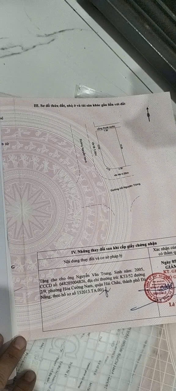 Bán lô góc 2 mặt tiền 107m² Hồ Nguyên Trừng và Nguyễn Hành, Khuê Trung, Cẩm Lệ - Kinh doanh sinh lời!