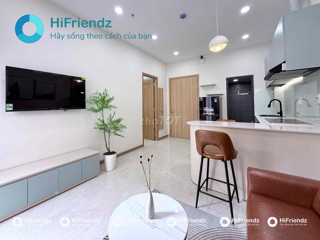 Căn hộ 1 phòng ngủ Nguyễn Văn Công 45m² giá 10.3 triệu - Nội thất mới 100%!